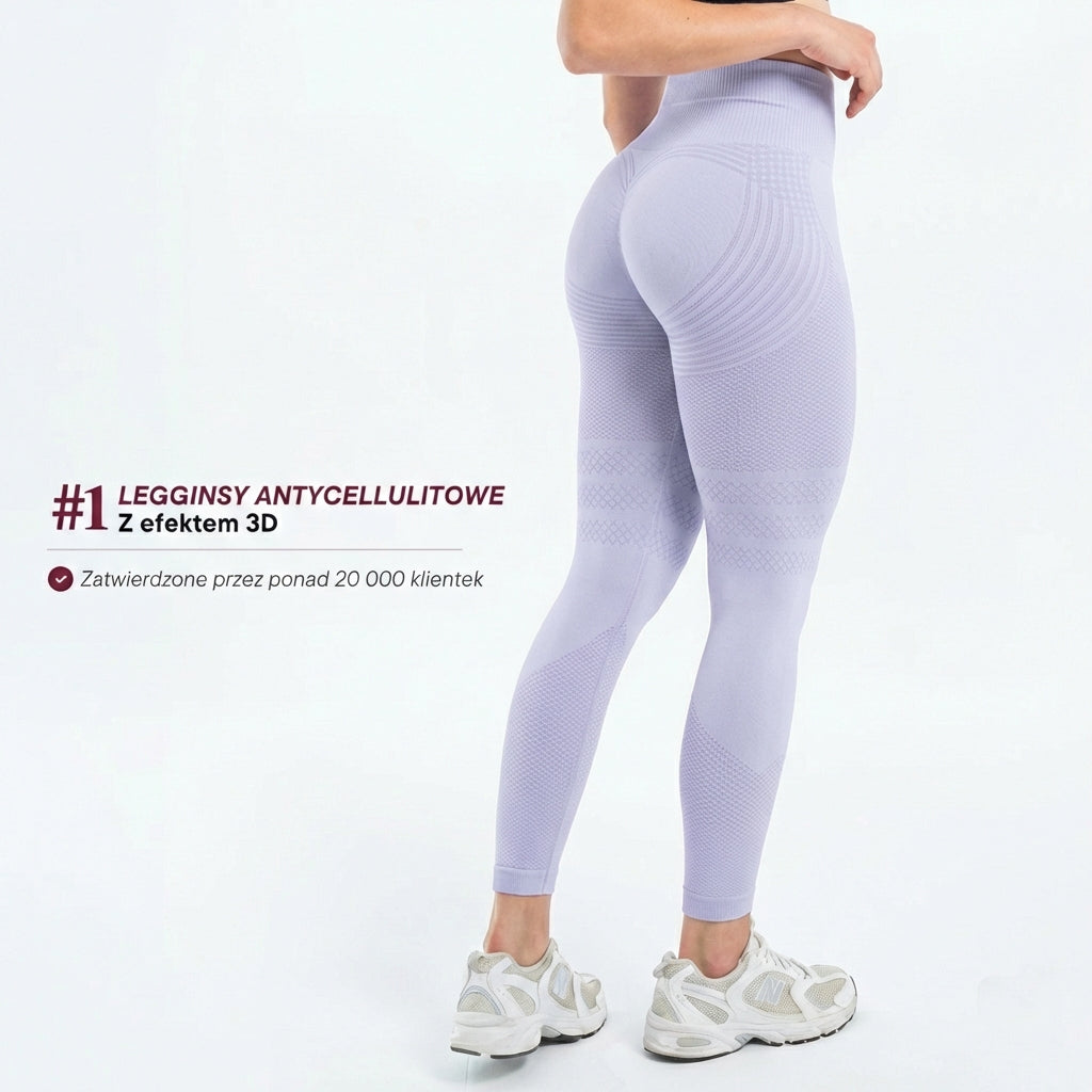 Legginsy Modelujące 3D – Push-Up & Antycellulitowe