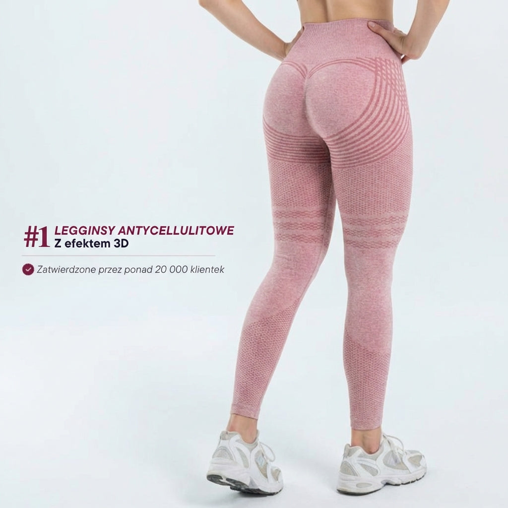 Legginsy Modelujące 3D – Push-Up & Antycellulitowe