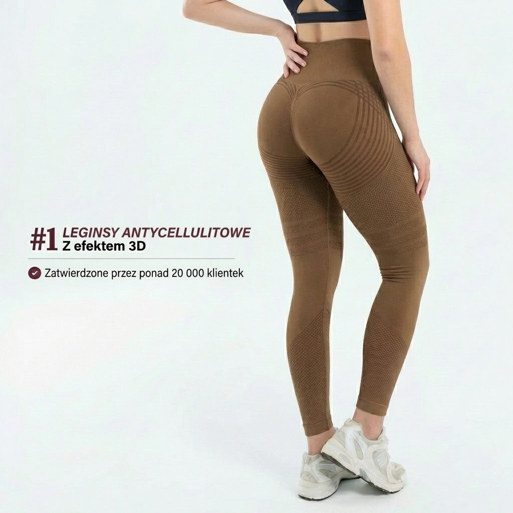 Legginsy Modelujące 3D – Push-Up & Antycellulitowe